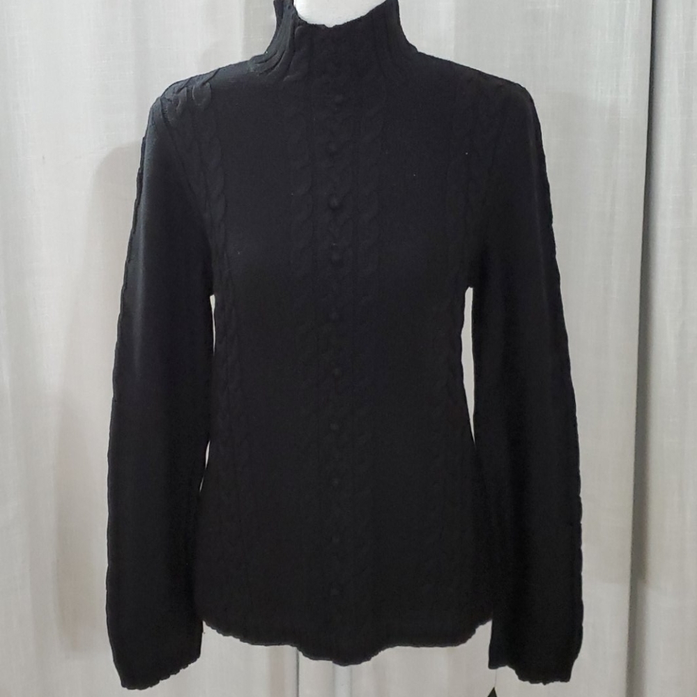 Rafaella mock turtle neck size small NWT